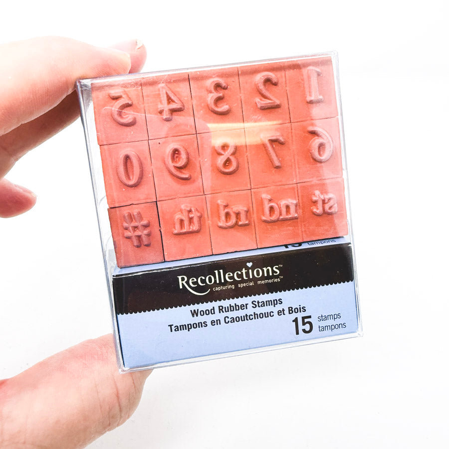 Recollections Numerals Stamp Set