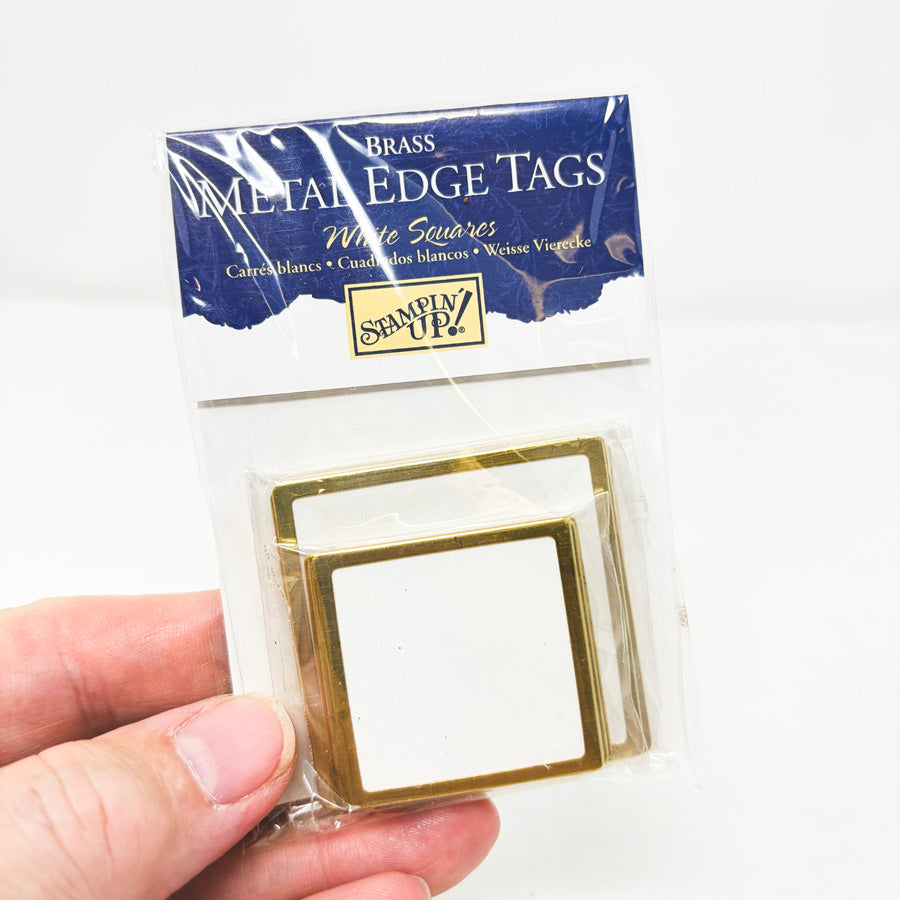 Brass Metal Edge Tags - Stampin' Up