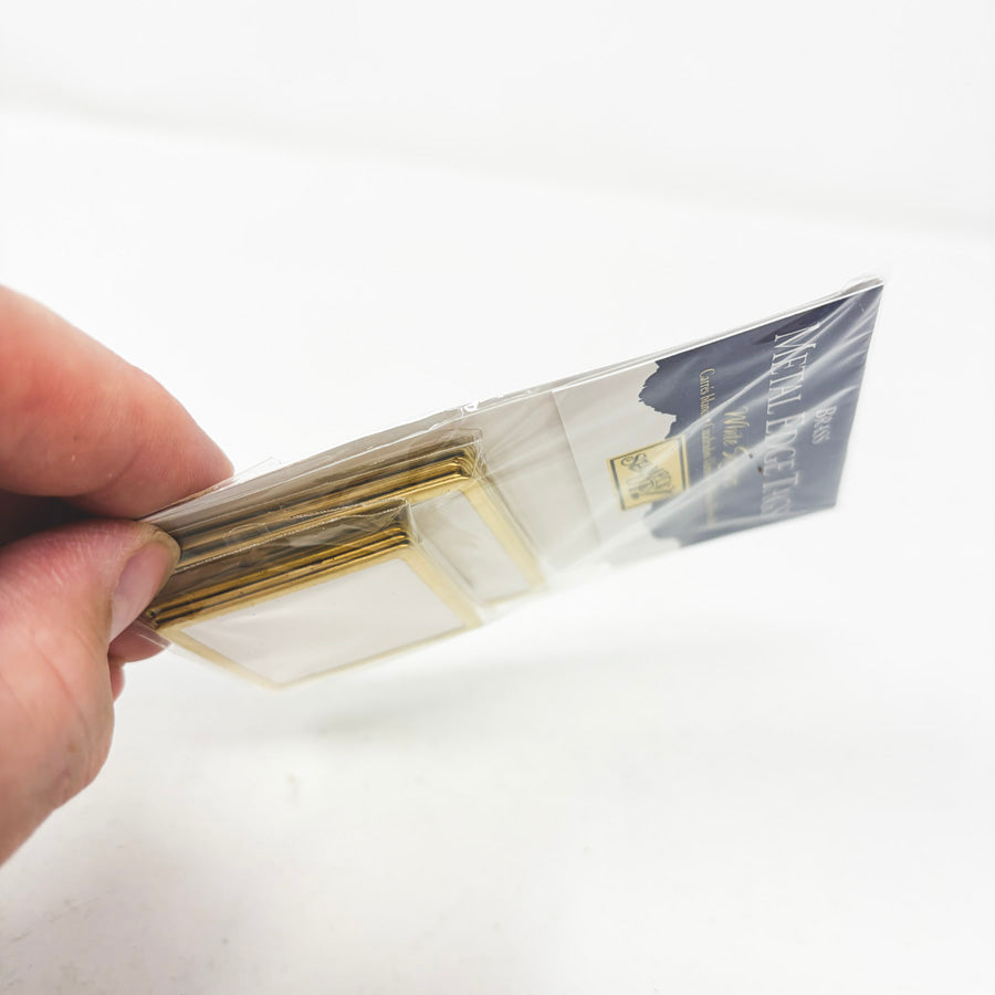 Brass Metal Edge Tags - Stampin' Up
