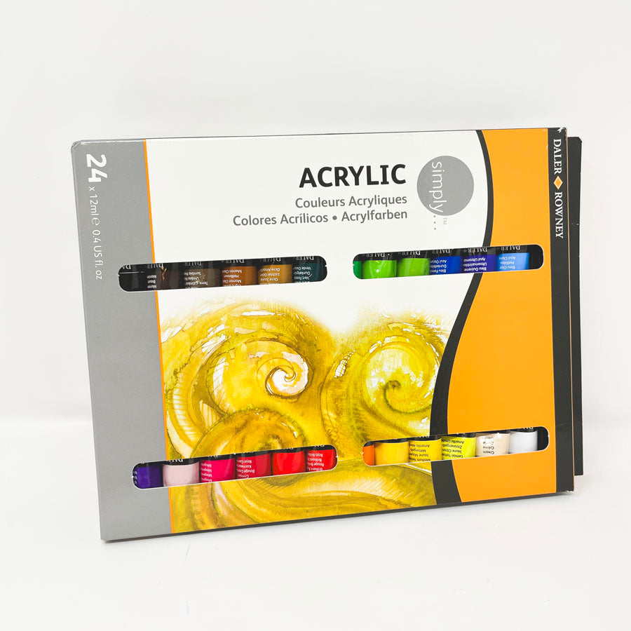24 pc. Daler Rowney Simply Acrylic Set