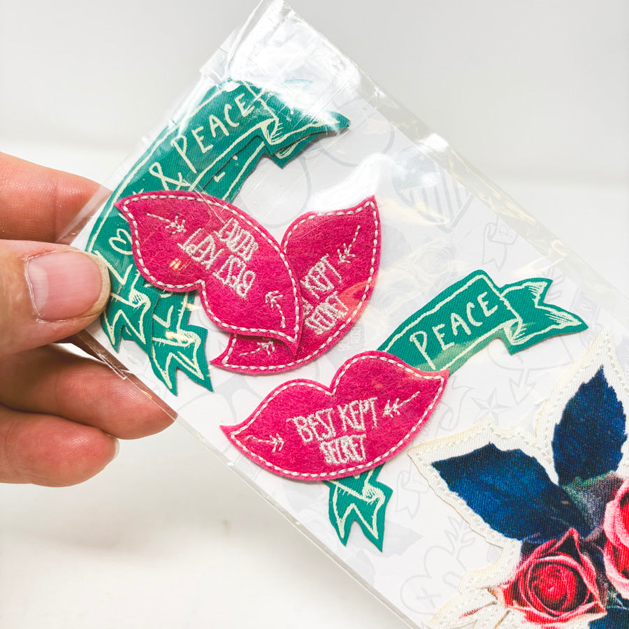 American Eagle Outfitters Iron-On Patches - Love & Peace