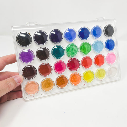Pan Watercolor Set - 28 Color