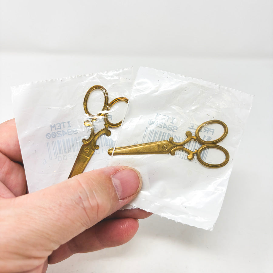 Thin Metal Paper Antique Scissors (2)