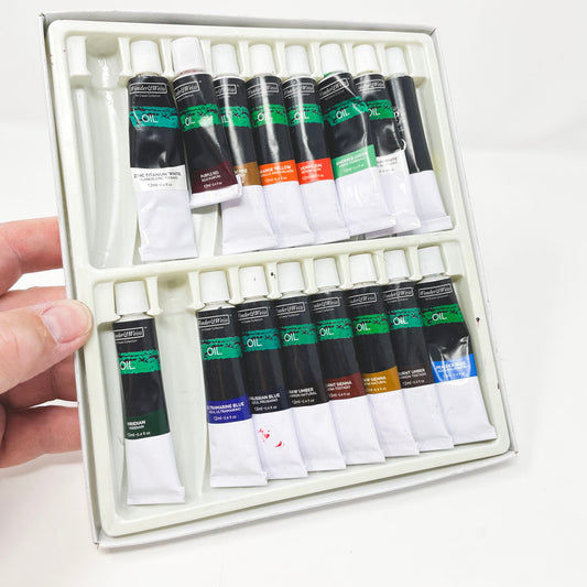 Wonder & Weiss Oil Paint Set (16 pc)