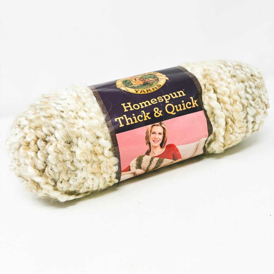 Lion Brand Homespun Thick & Quick Yarn - Pearls