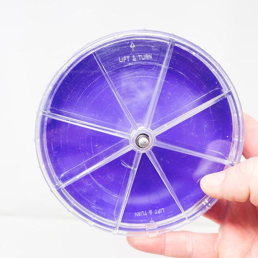 Purple Spin Top Bead Organizer