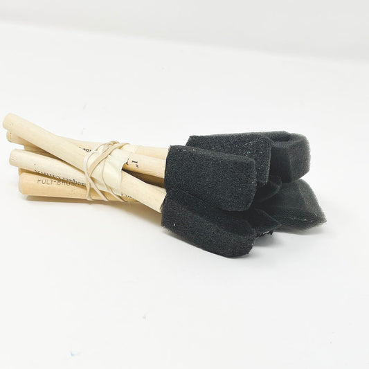 Pack of 7 Foam Brushes (2 sizes)