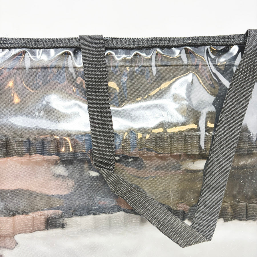 Large Brush Wallet in Clear Bag