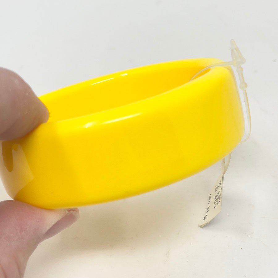 Yellow Plastic Bangle Form