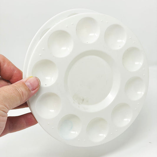 Round Paint Palette - 2 Pack