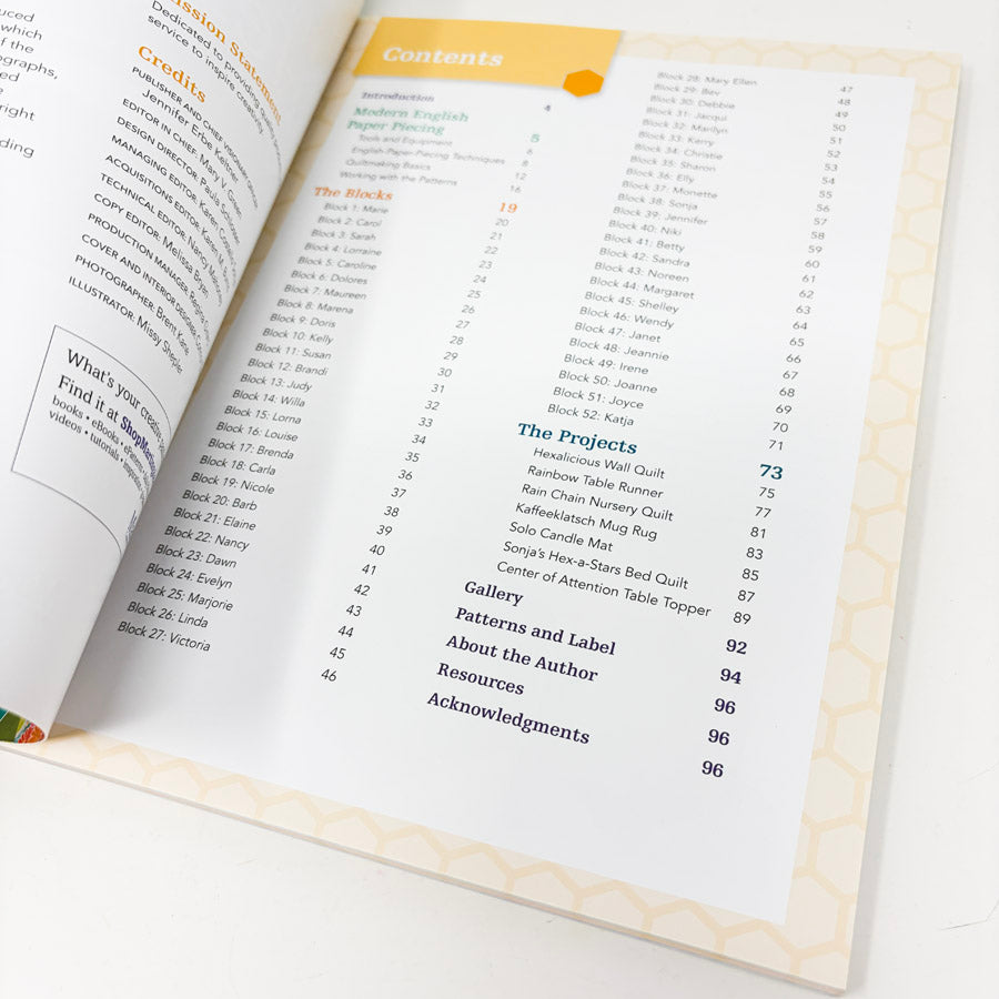 The New Hexagon Book by Katja Marek