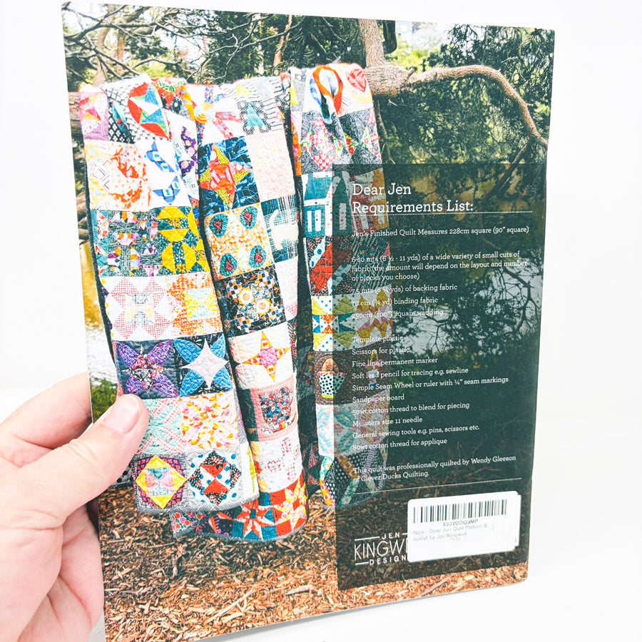 Dear Jen Quilt Pattern Book by Jen Kingwell