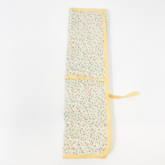 Yellow Floral Knitting Needle Case