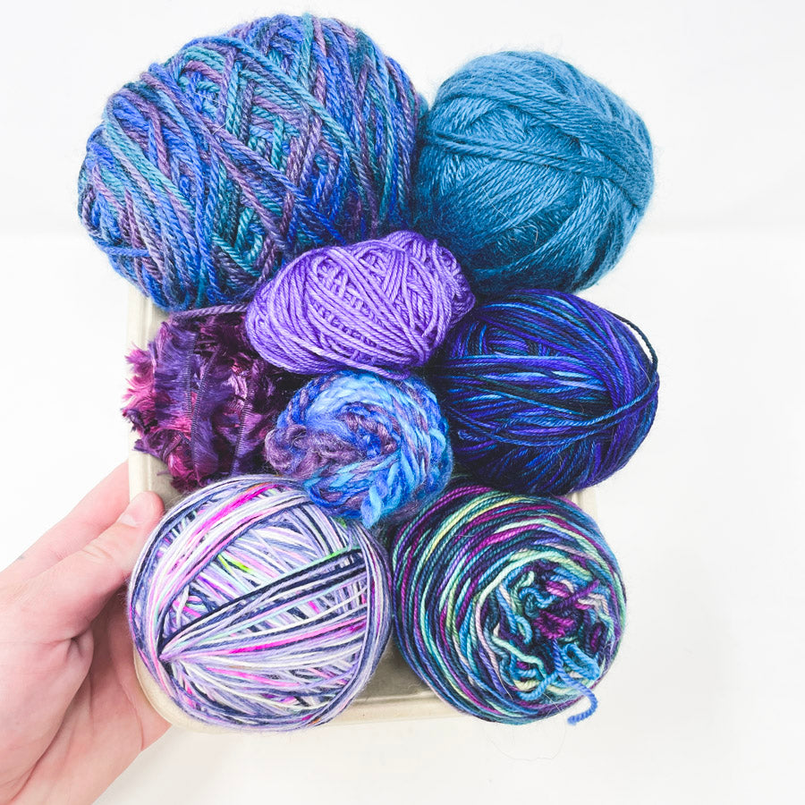 Mermaid Scales Yarn Sushi Weaving Kit