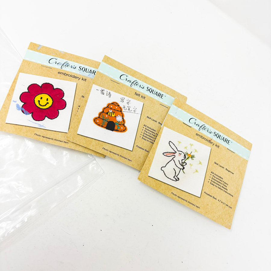 Crafter's Ssquare Embroidery Kits