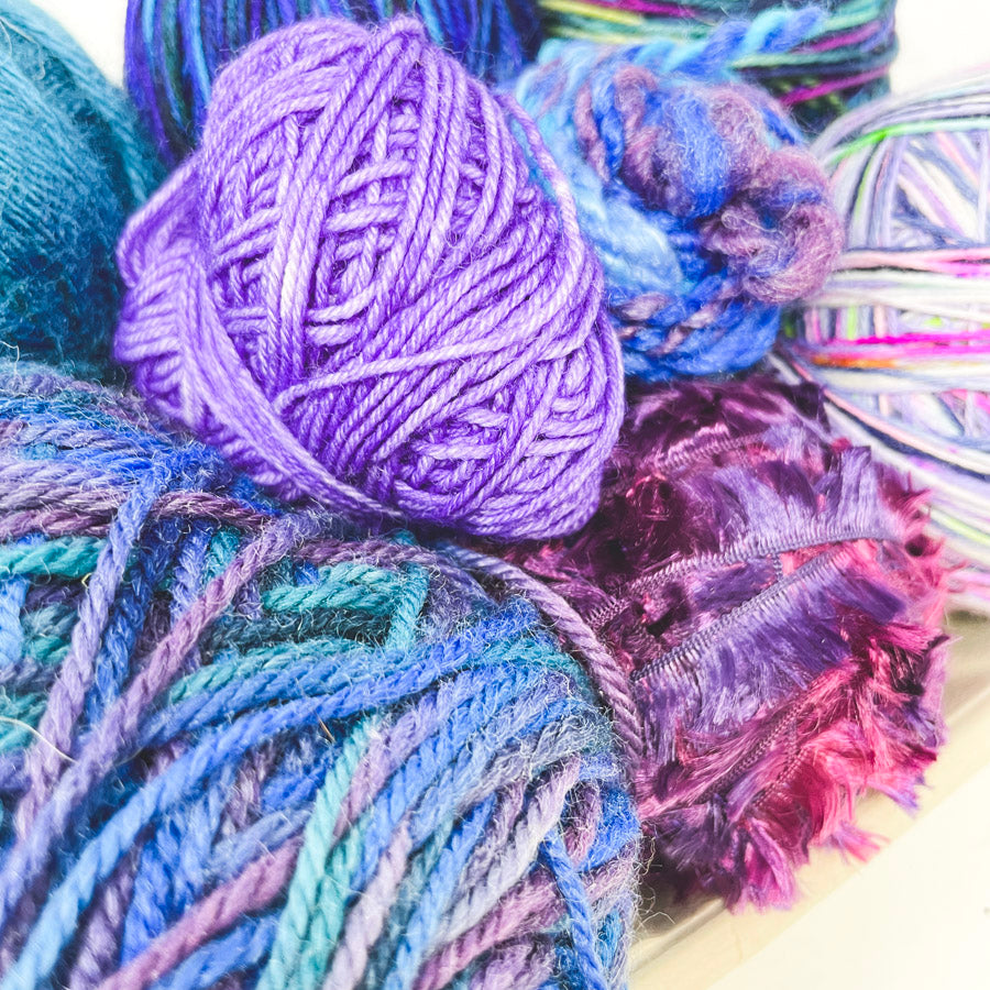 Mermaid Scales Yarn Sushi Weaving Kit