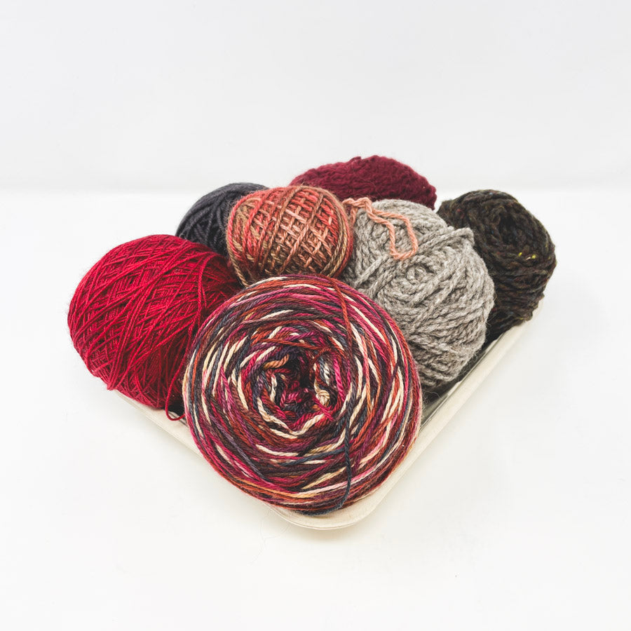 Chocolate Hearts Yarn Sushi Weaving Kit
