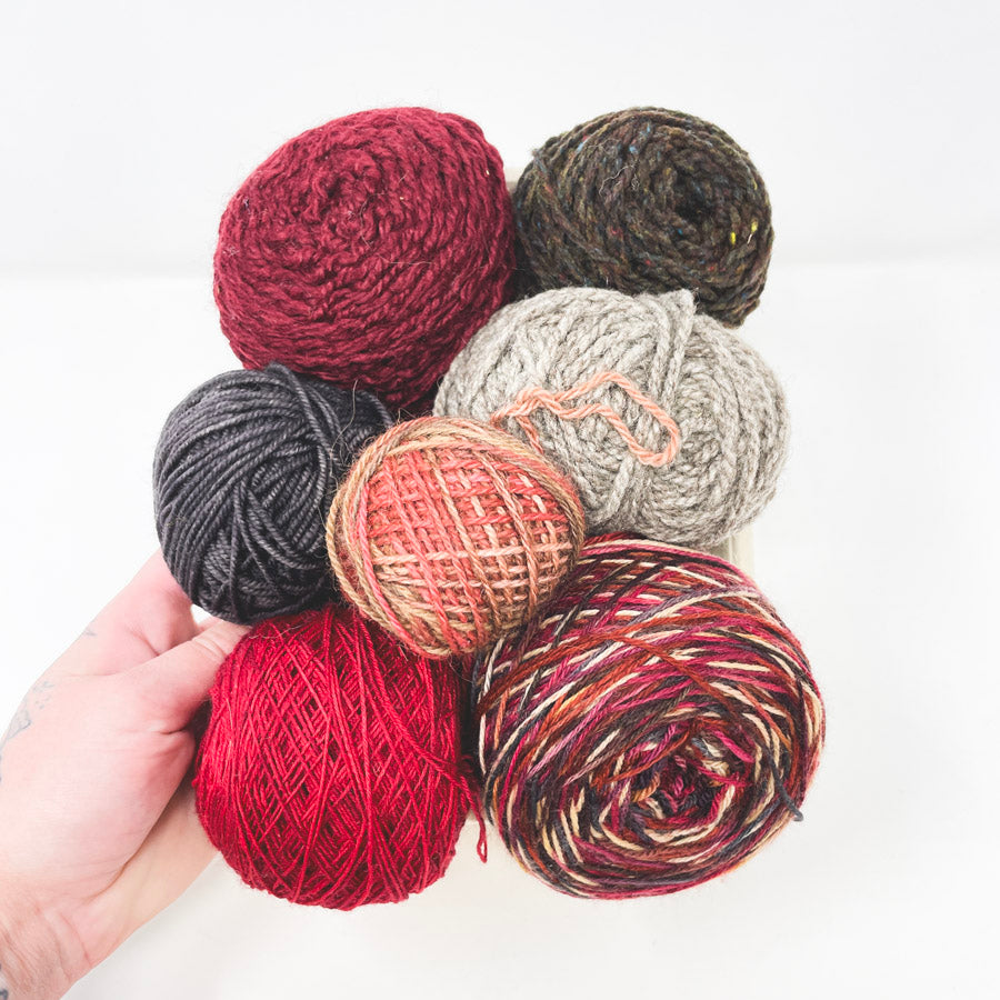Chocolate Hearts Yarn Sushi Weaving Kit