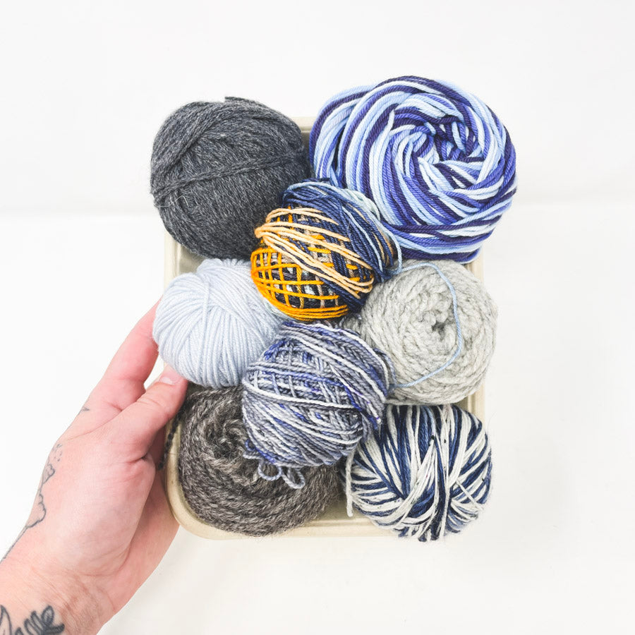 Partly Cloudy Yarn Sushi Weaving Kit