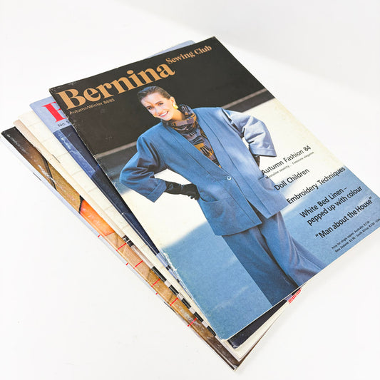 Vintage Bernina Sewing Club Magazines