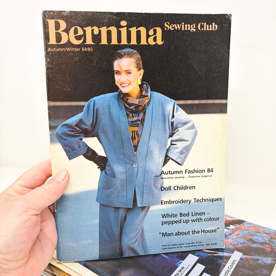 Vintage Bernina Sewing Club Magazines