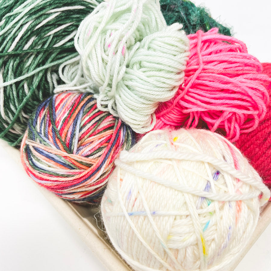 Electric Kale Yarn Sushi Weaving Kit