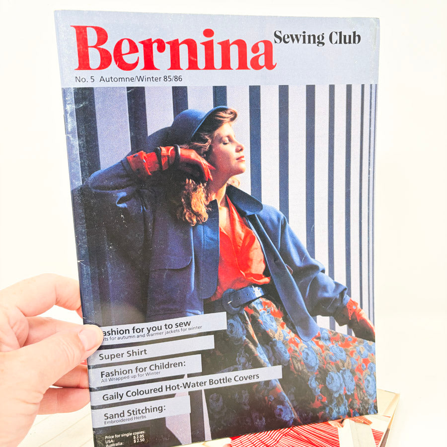 Vintage Bernina Sewing Club Magazines