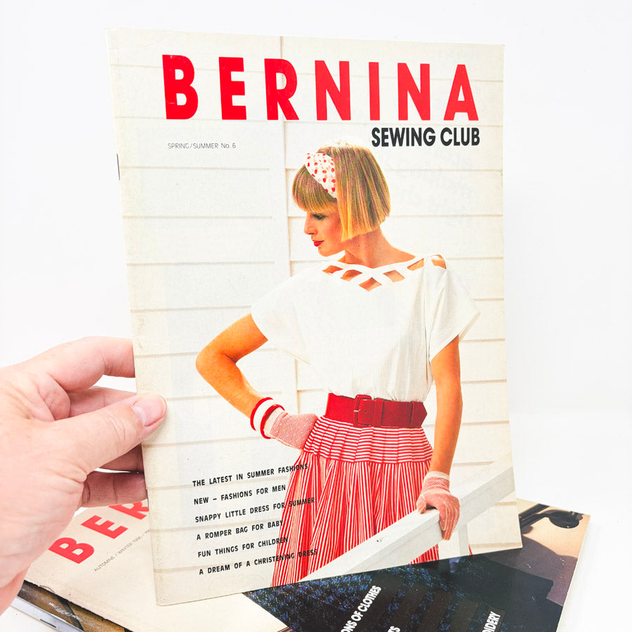 Vintage Bernina Sewing Club Magazines