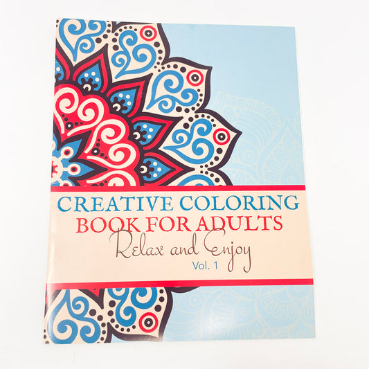 Creative Coloring Book for Adults - Vol 1.
