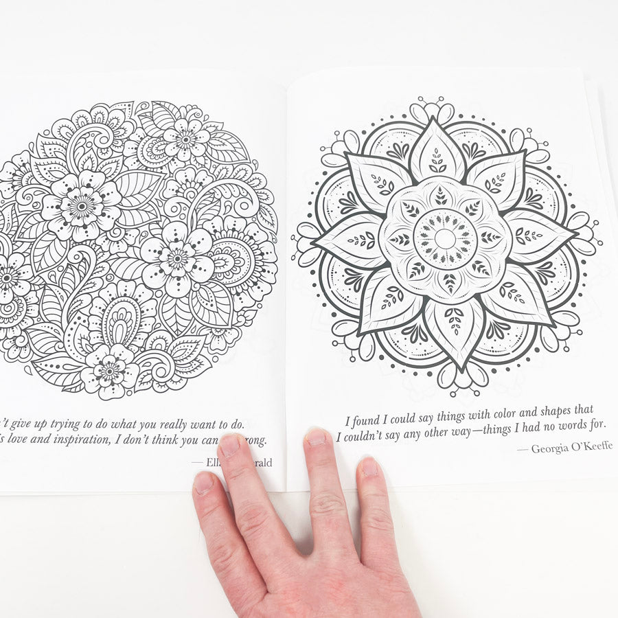 Creative Coloring Book for Adults - Vol 1.