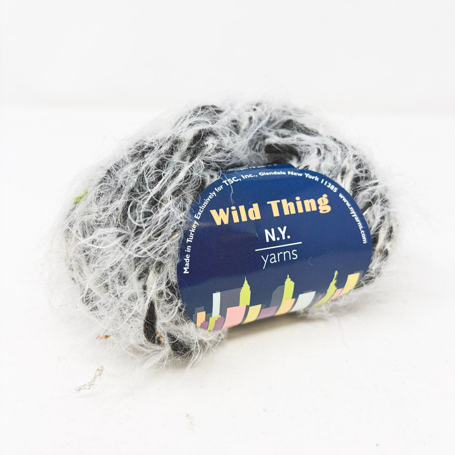 B&W Wild Thing Yarn by N.Y. Yarns