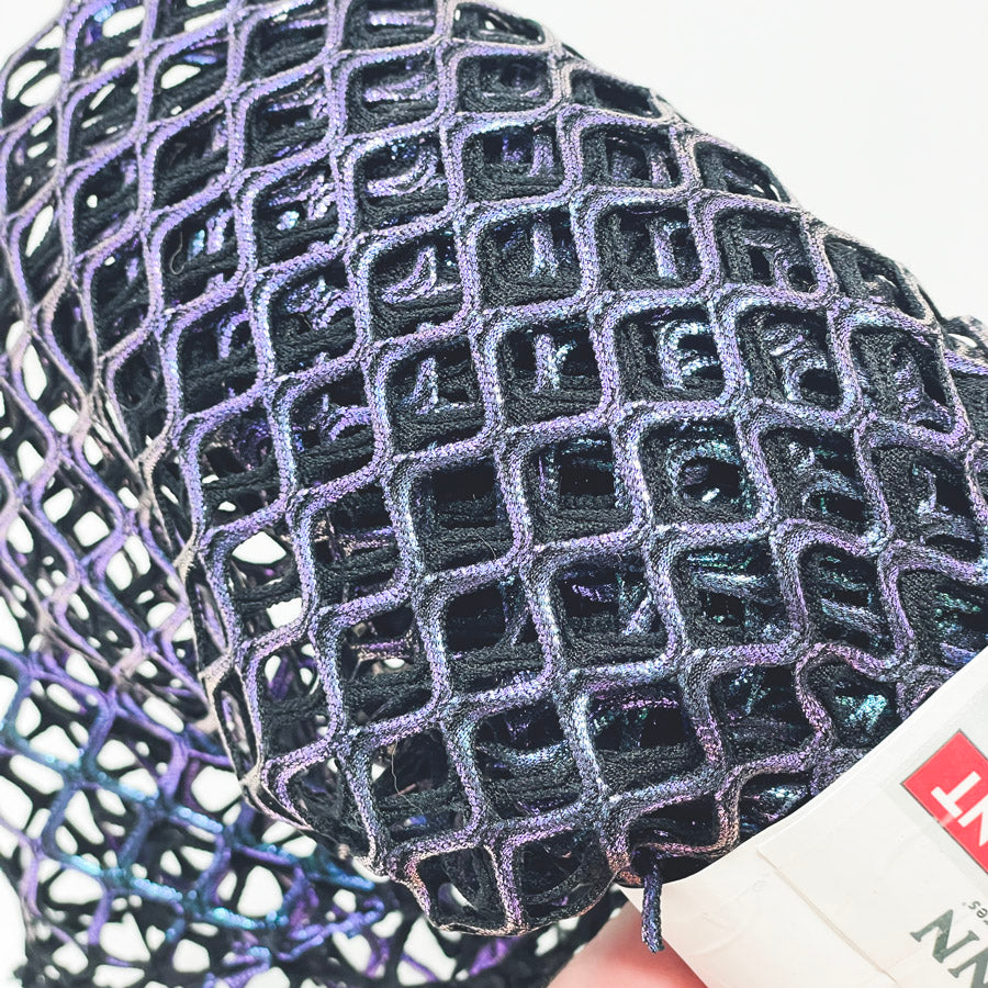 0.75 Yds Metallic Oil Slick Netting Fabric