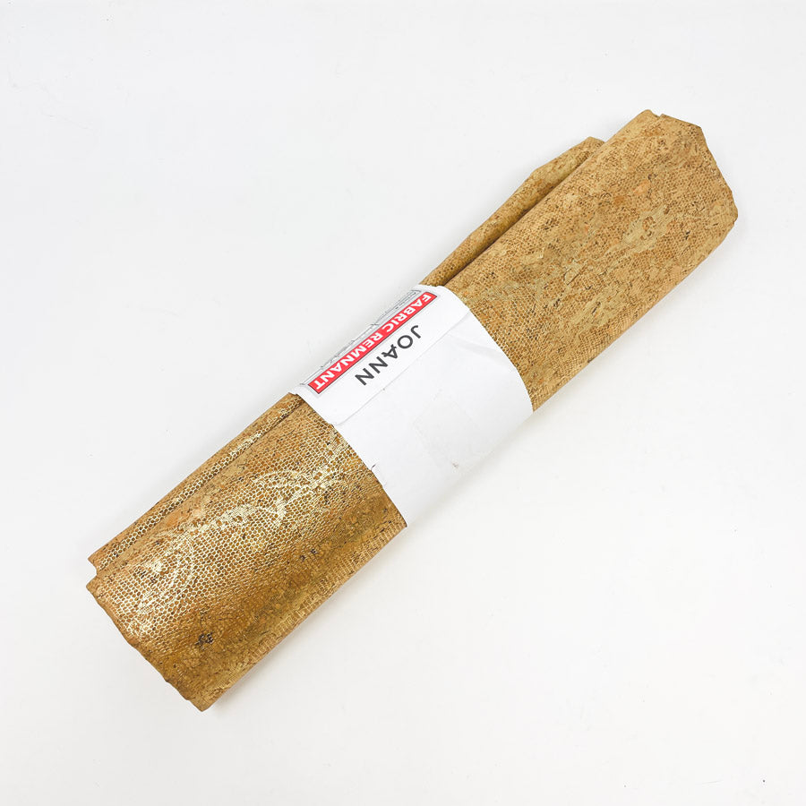 0.75 Yds Copper Foil Cork Fabric
