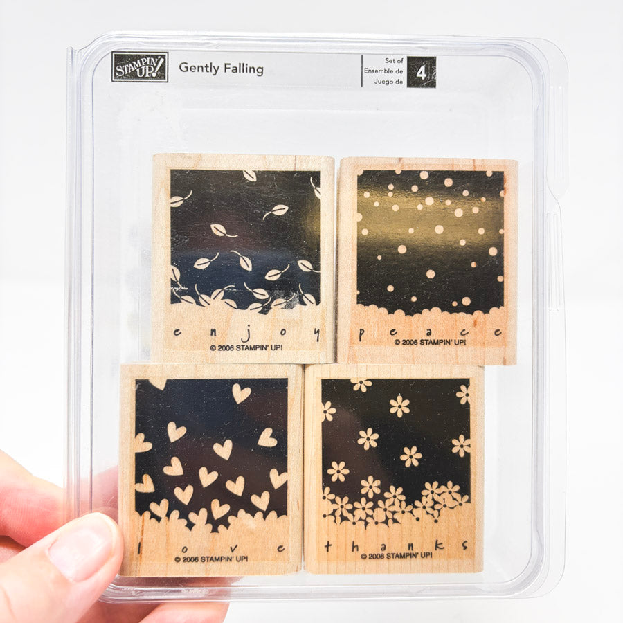 Wood Back Stampin' Up Rubber Stamp Sets