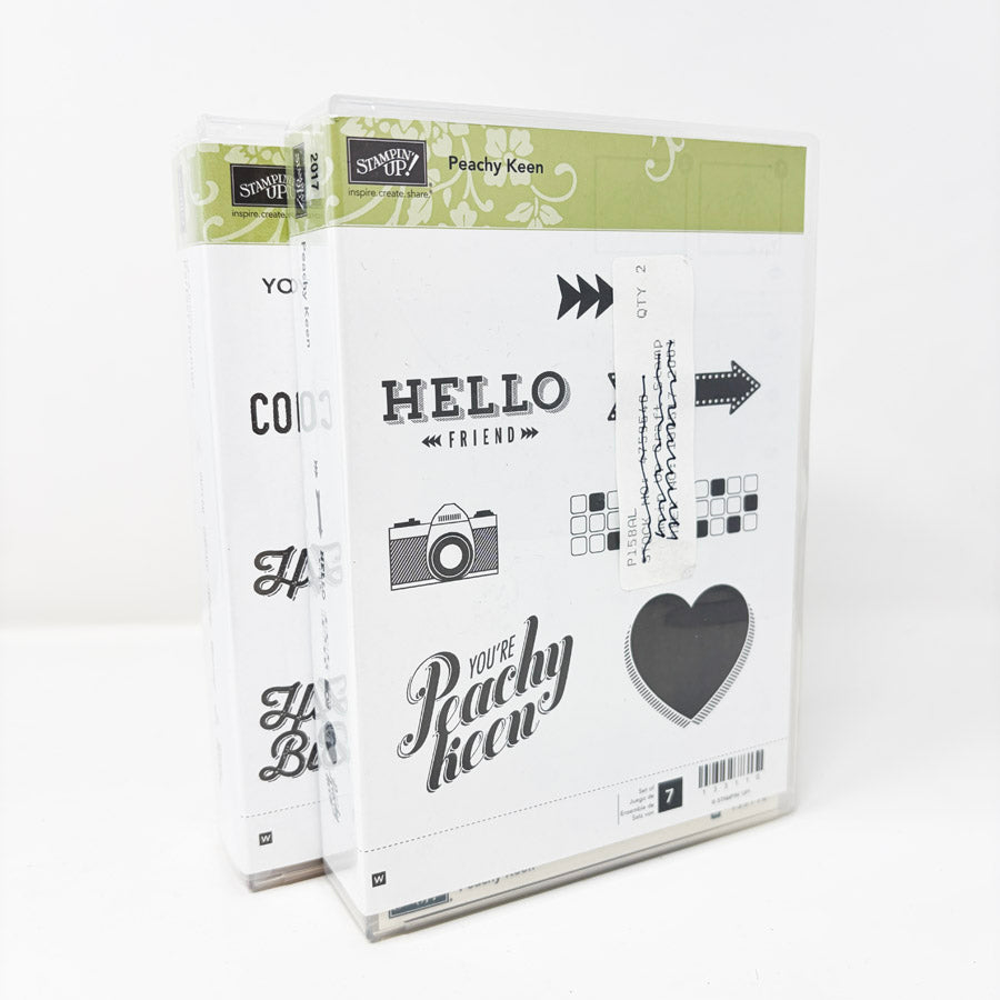 New Box Wood Back Stampin' Up Rubber Stamp Sets