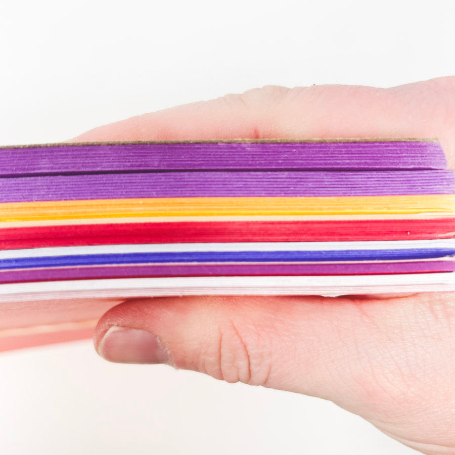 Bundle of Purple, Red, and Orange 8.5 x 11" Cardstock Paper