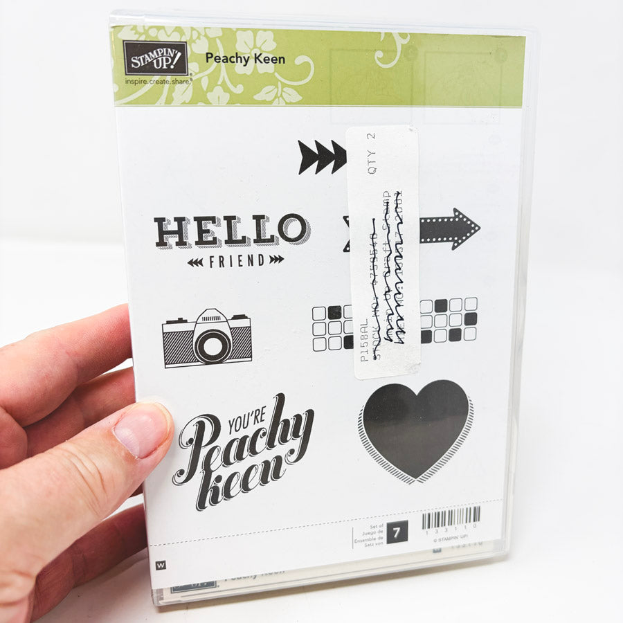 New Box Wood Back Stampin' Up Rubber Stamp Sets