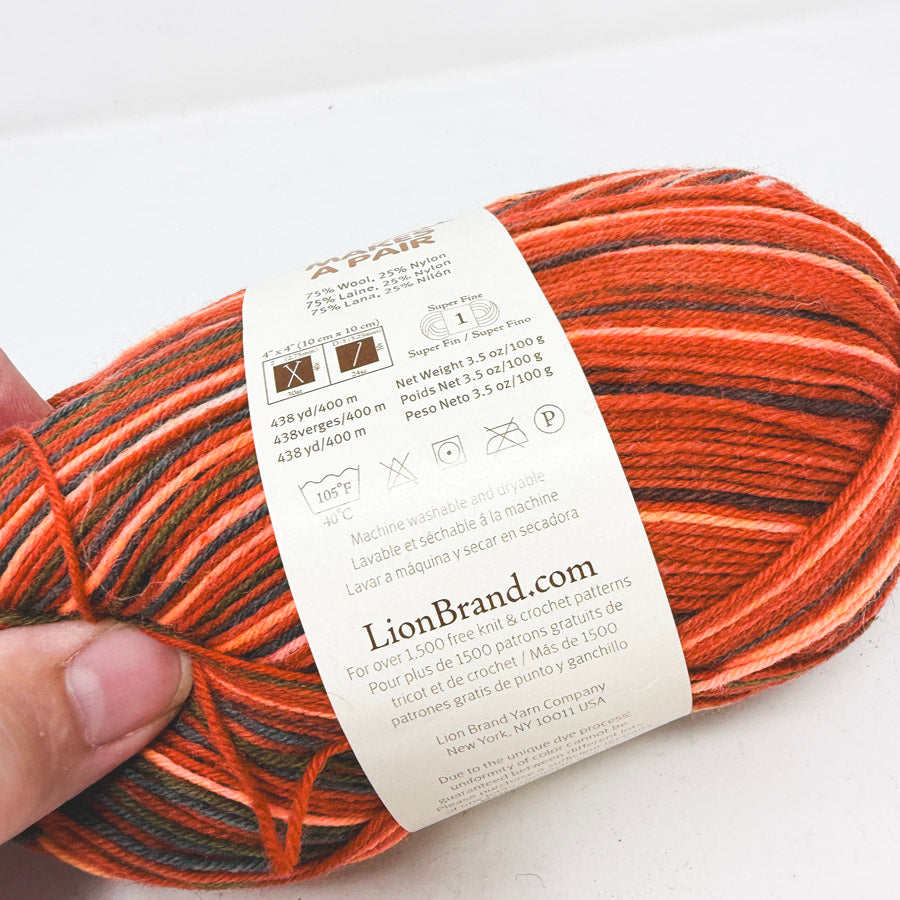 Sock-Ease Yarn by Lion Brand Yarn – Red Hots