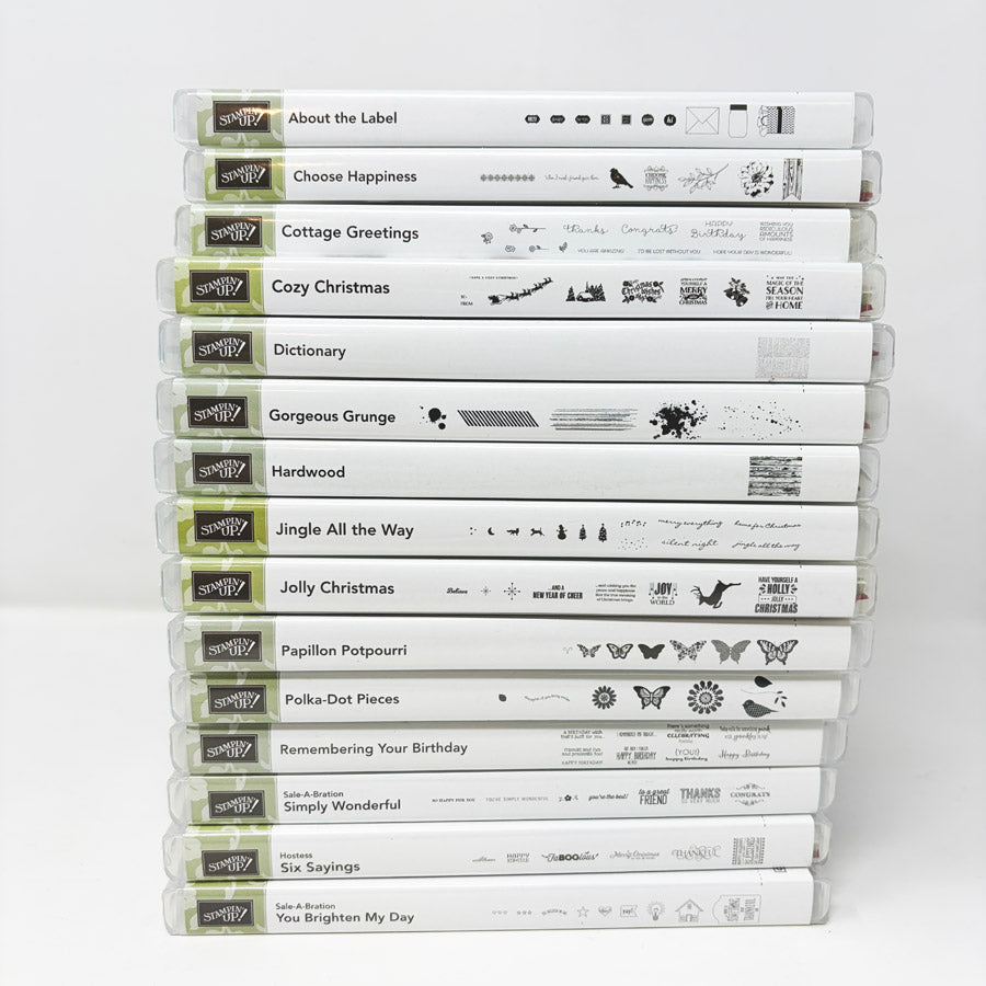 2015 Stampin’ Up Clear Mount Stamp Sets