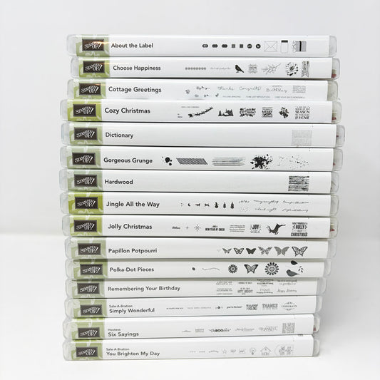 2015 Stampin’ Up Clear Mount Stamp Sets