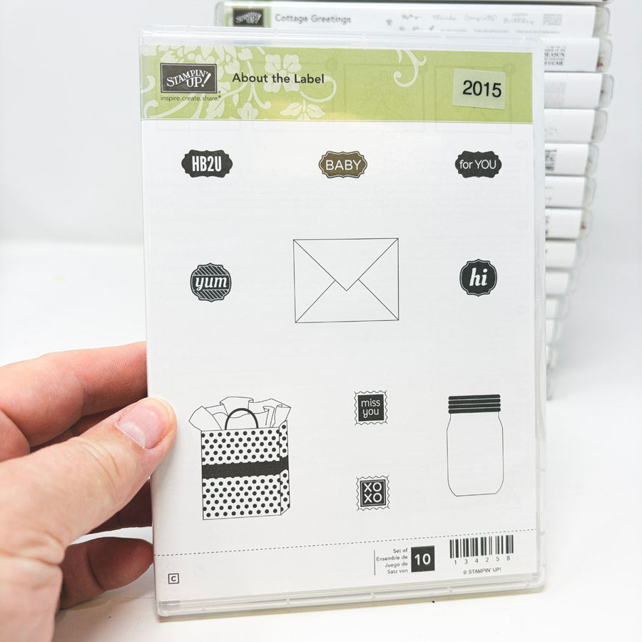 2015 Stampin’ Up Clear Mount Stamp Sets