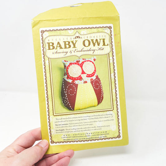 Atelier Chouette Baby Owl Sewing & Embroidery Kit