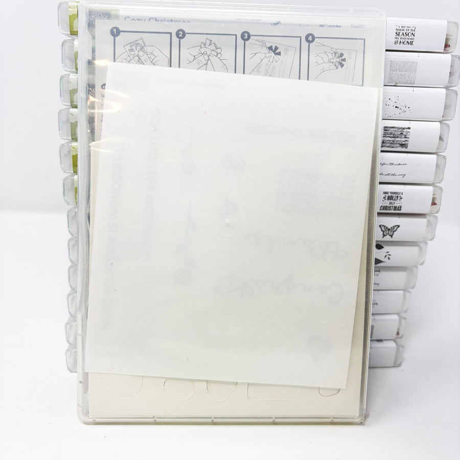 2015 Stampin’ Up Clear Mount Stamp Sets