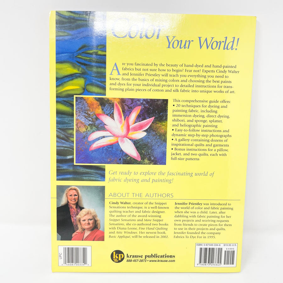 The Basic Guide to Dyeing & Painting Fabric Book