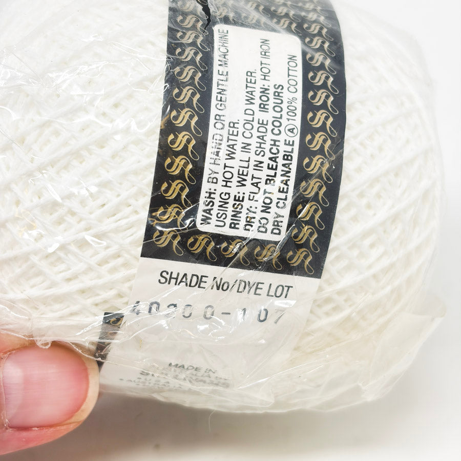 White Sullivans Crochet & Knitting Yarn