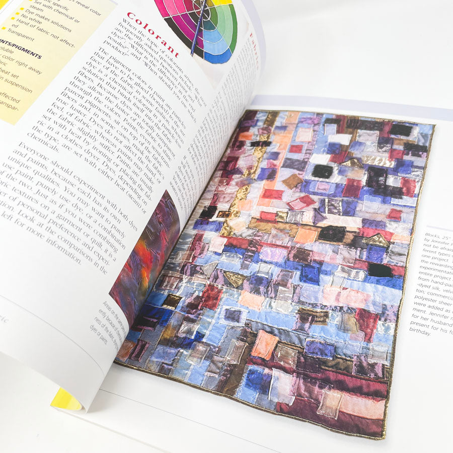 The Basic Guide to Dyeing & Painting Fabric Book