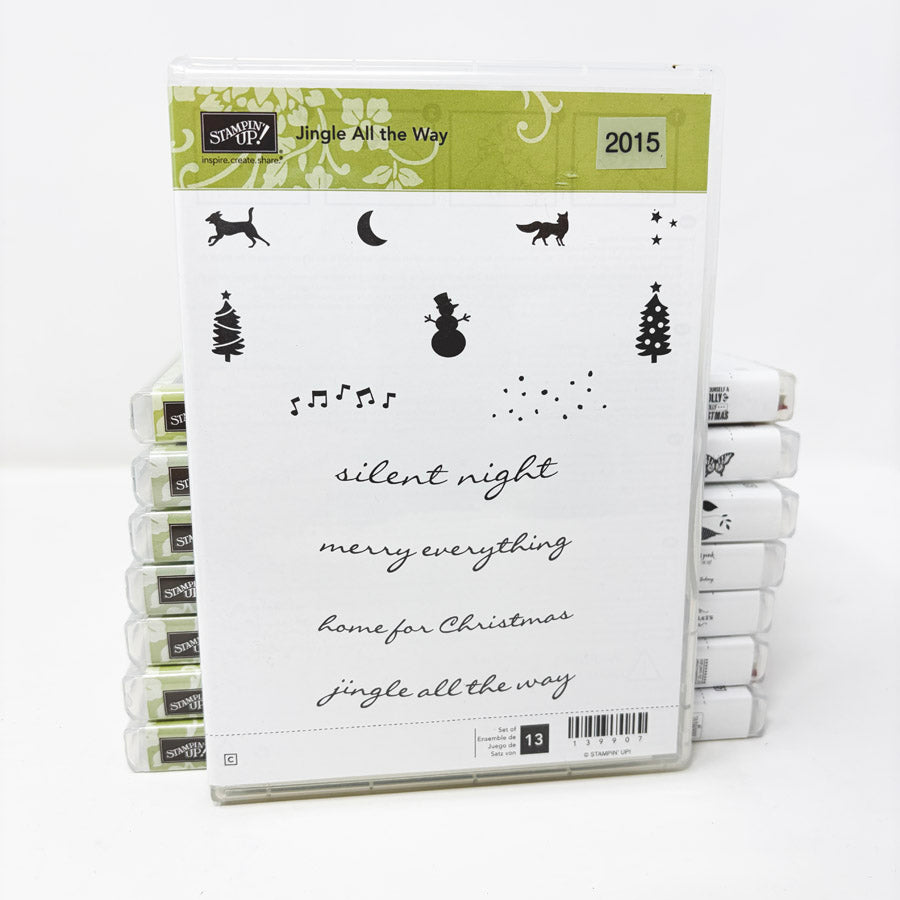 2015 Stampin’ Up Clear Mount Stamp Sets