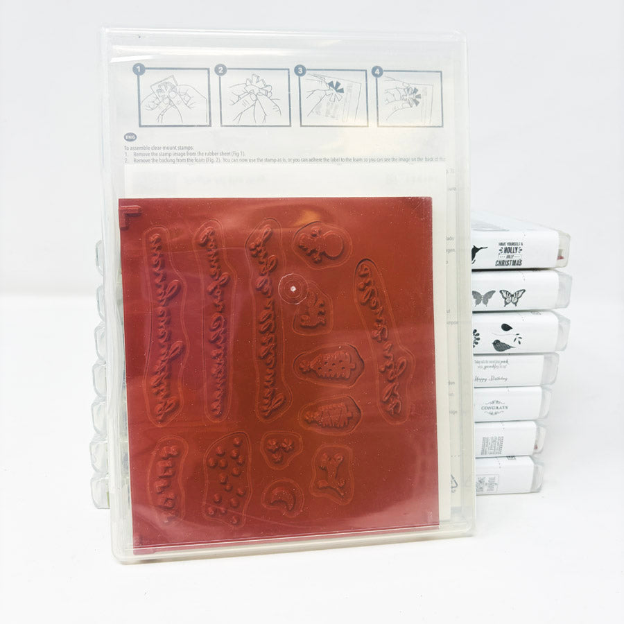 2015 Stampin’ Up Clear Mount Stamp Sets