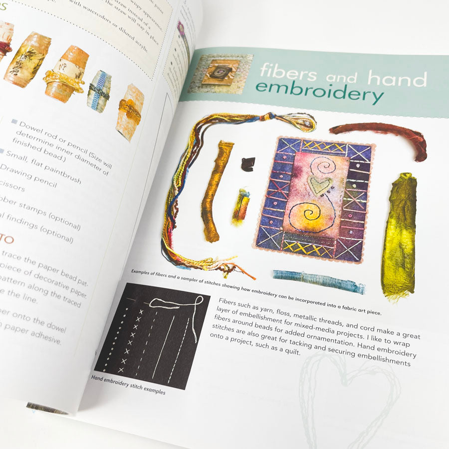 Fabric Art Collage Book by Rebekah Meier