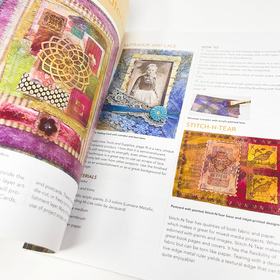 Fabric Art Collage Book by Rebekah Meier